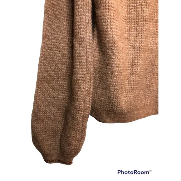 Mohair wool Blend Klimia Sweater Large from MKT Tan Oversized Fall - Picture 2 of 8